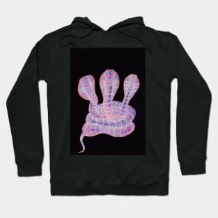 Three Headed Cobra i Hoodie